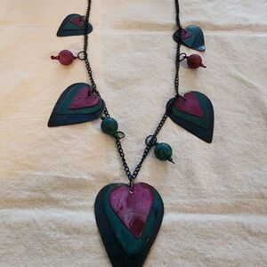 Metal Heart Necklace